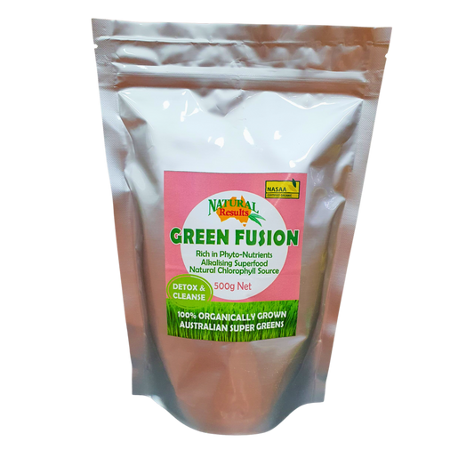 Natural Results Green Fusion Powder – Certified Organic – 500g