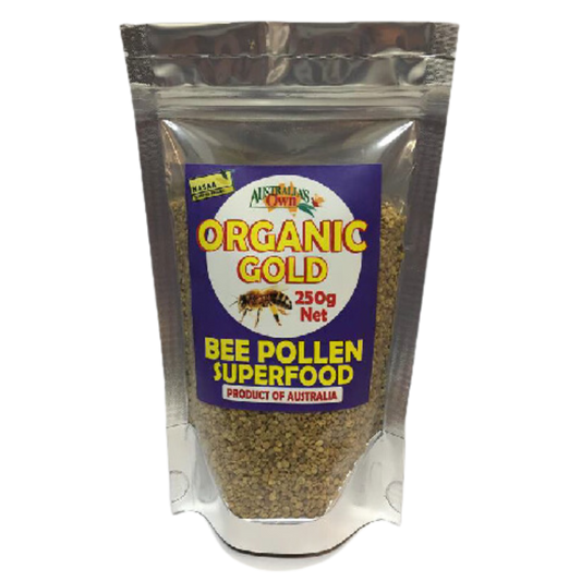 BEE POLLEN 100% Australian JARRAH Gold 250g Granules