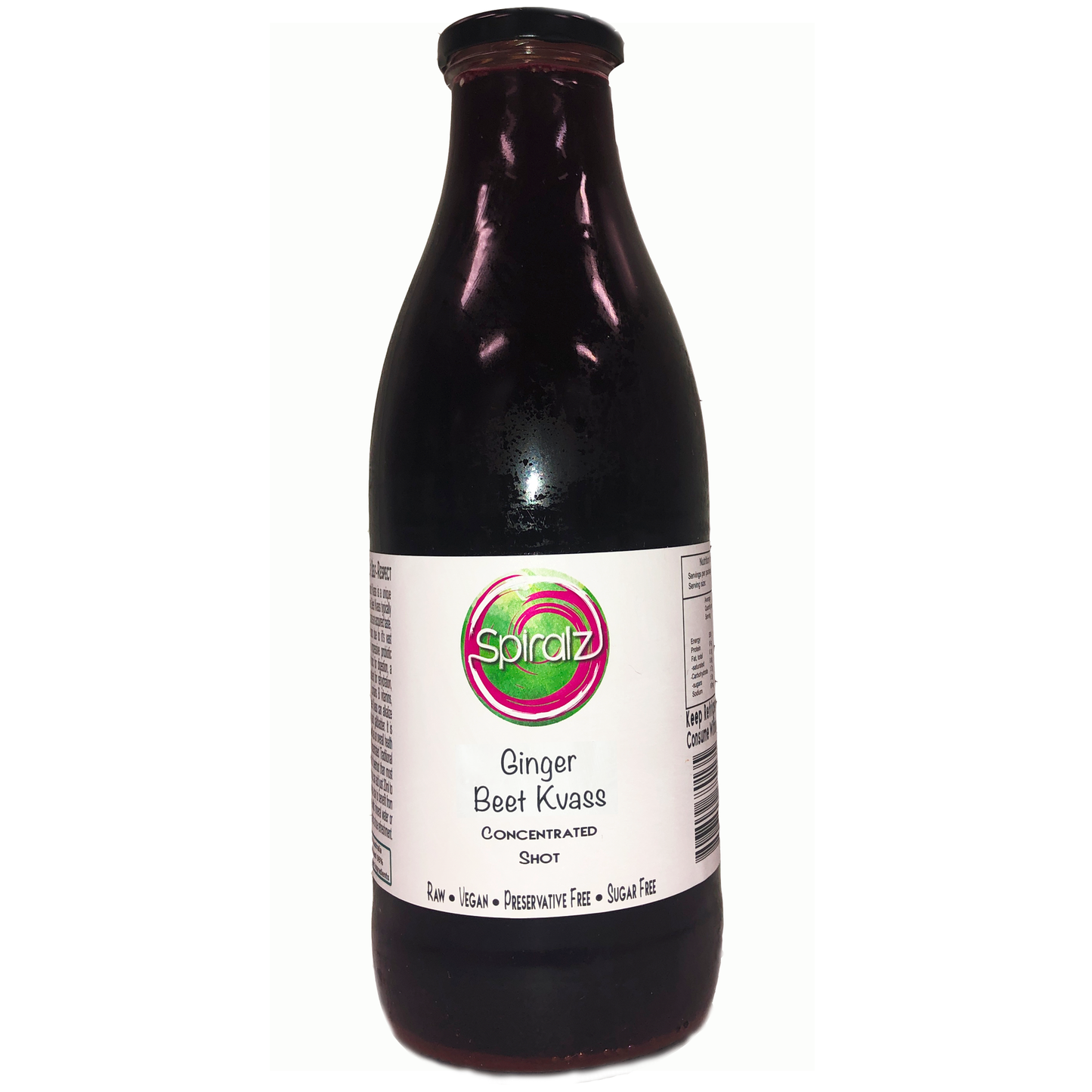 Spiralz Organic Concentrated Beet Kvass with Ginger