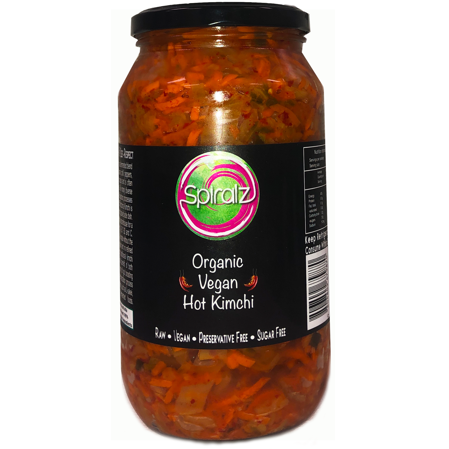 Spiralz Organic Vegan Hot Kimchi