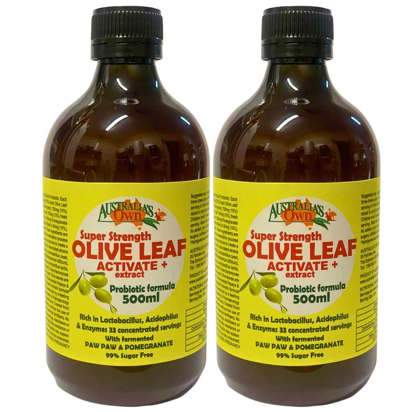 Australia’s Own® Olive Leaf Extract Activate + Probiotics – 500ml